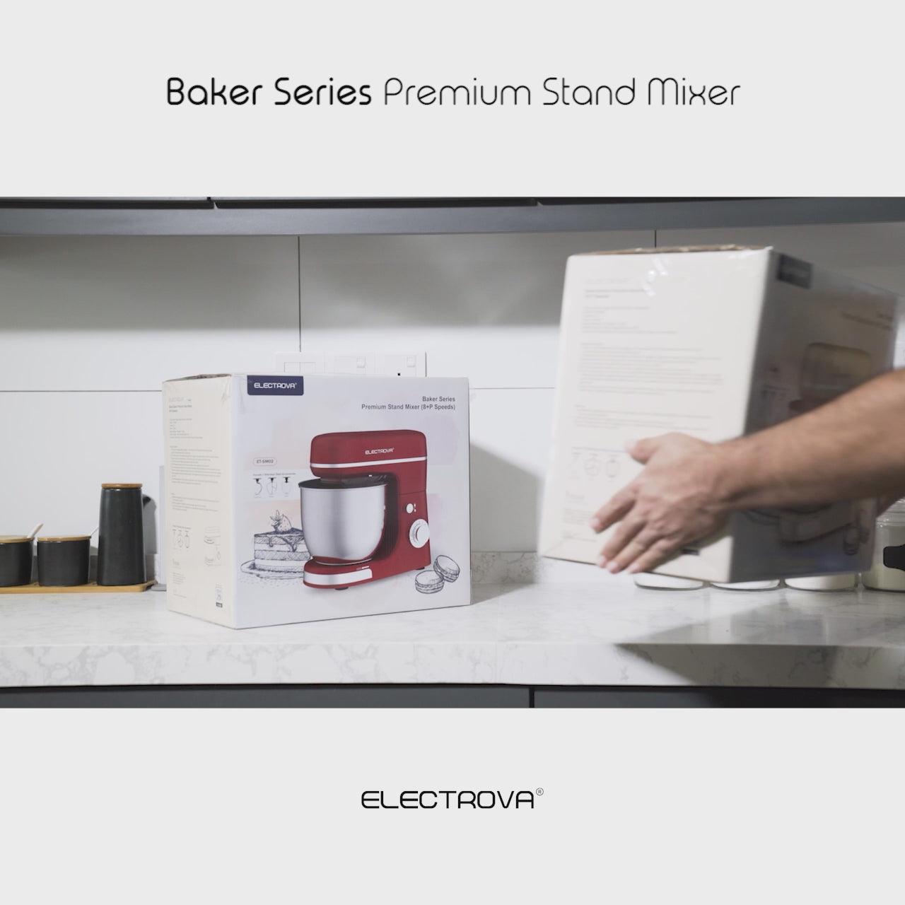 Electrova Baker Series Premium Stand Mixer (8 Speeds + Pulse) ET-SM02