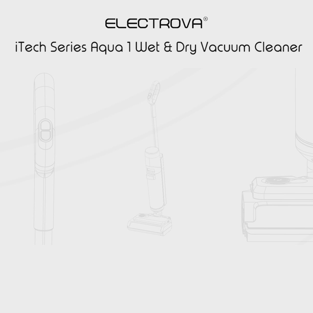 Electrova iTech Series Wet & Dry Vacuum Cleaner AQUA1