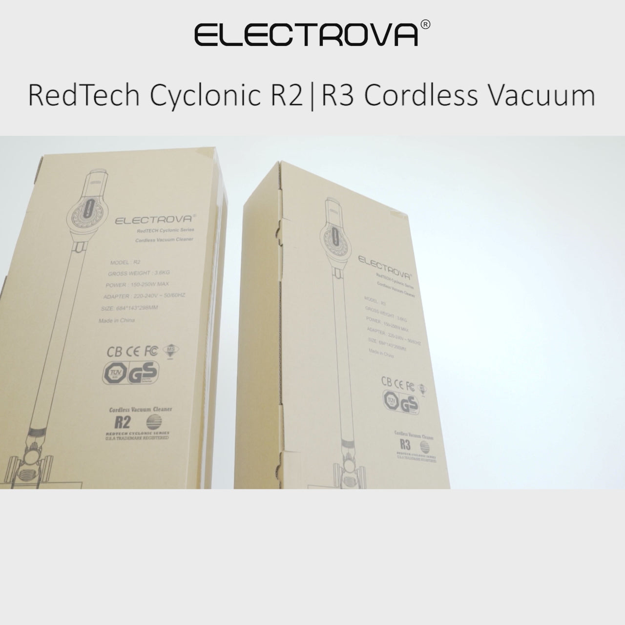 Electrova Redtech Cyclonic R2 Cordless Vacuum Cleaner