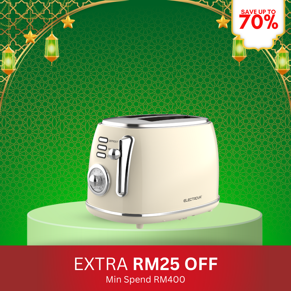 Electrova Classic 50's 2 Slice Toaster