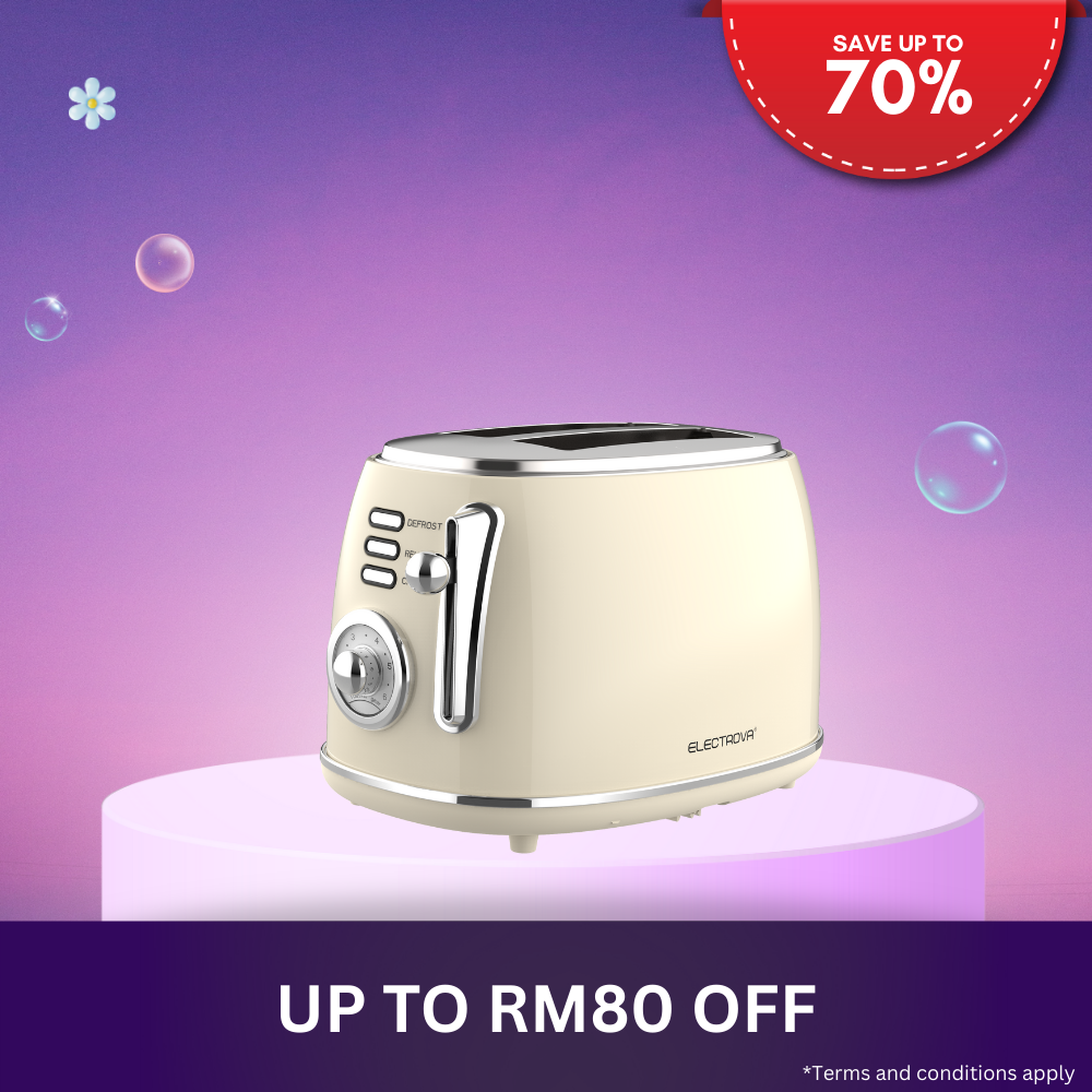Electrova Classic 50's 2 Slice Toaster