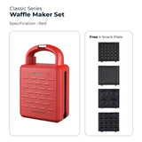 Electrova Classic Series 4 in 1 Sandwich and Waffle Maker