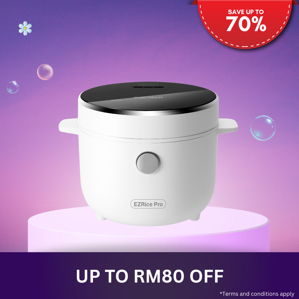 Electrova Wave Sensor Digital Low Sugar Rice Cooker EzRice Pro