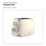 Electrova Classic 50's 2 Slice Toaster