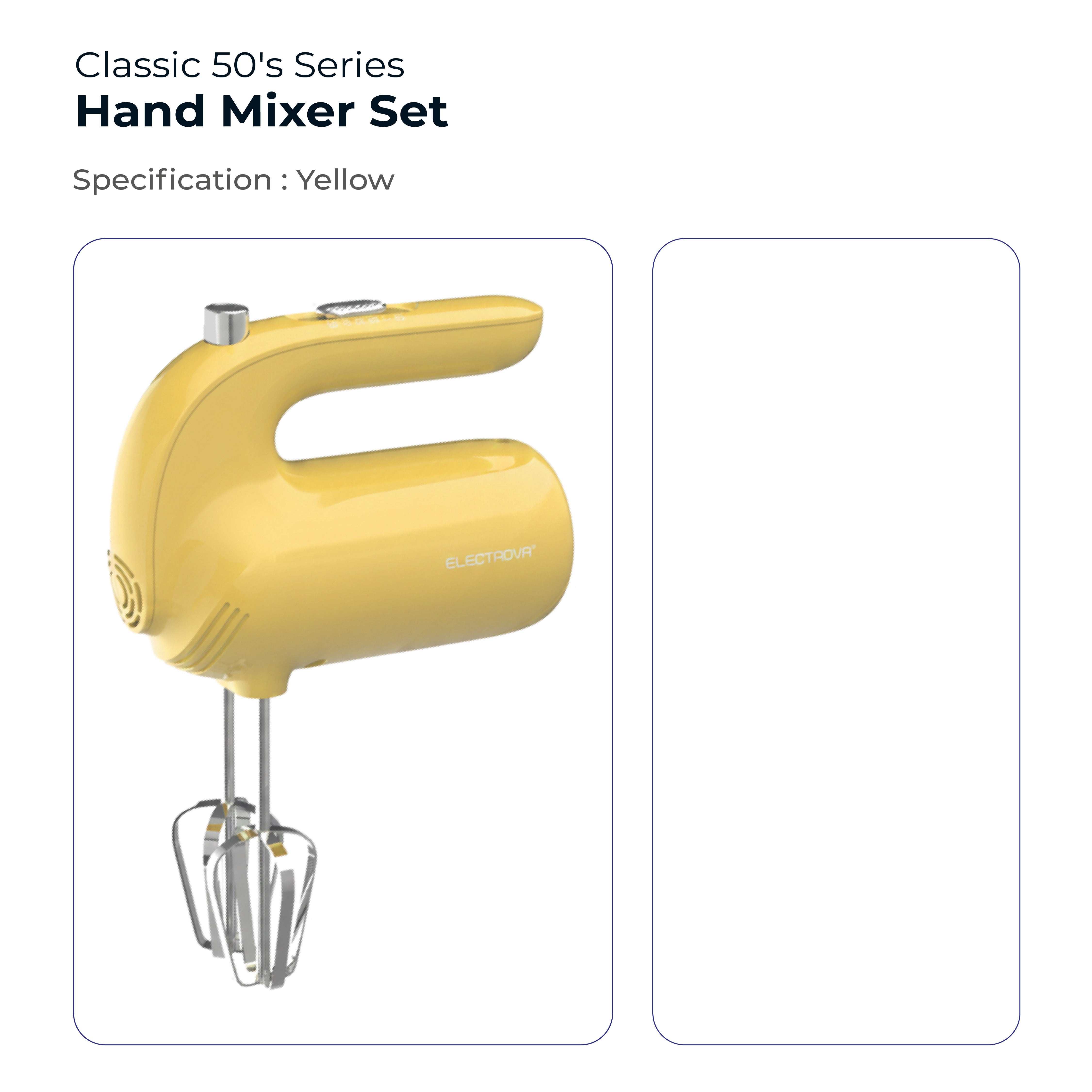 Electrova Classic 50's Series Hand Mixer