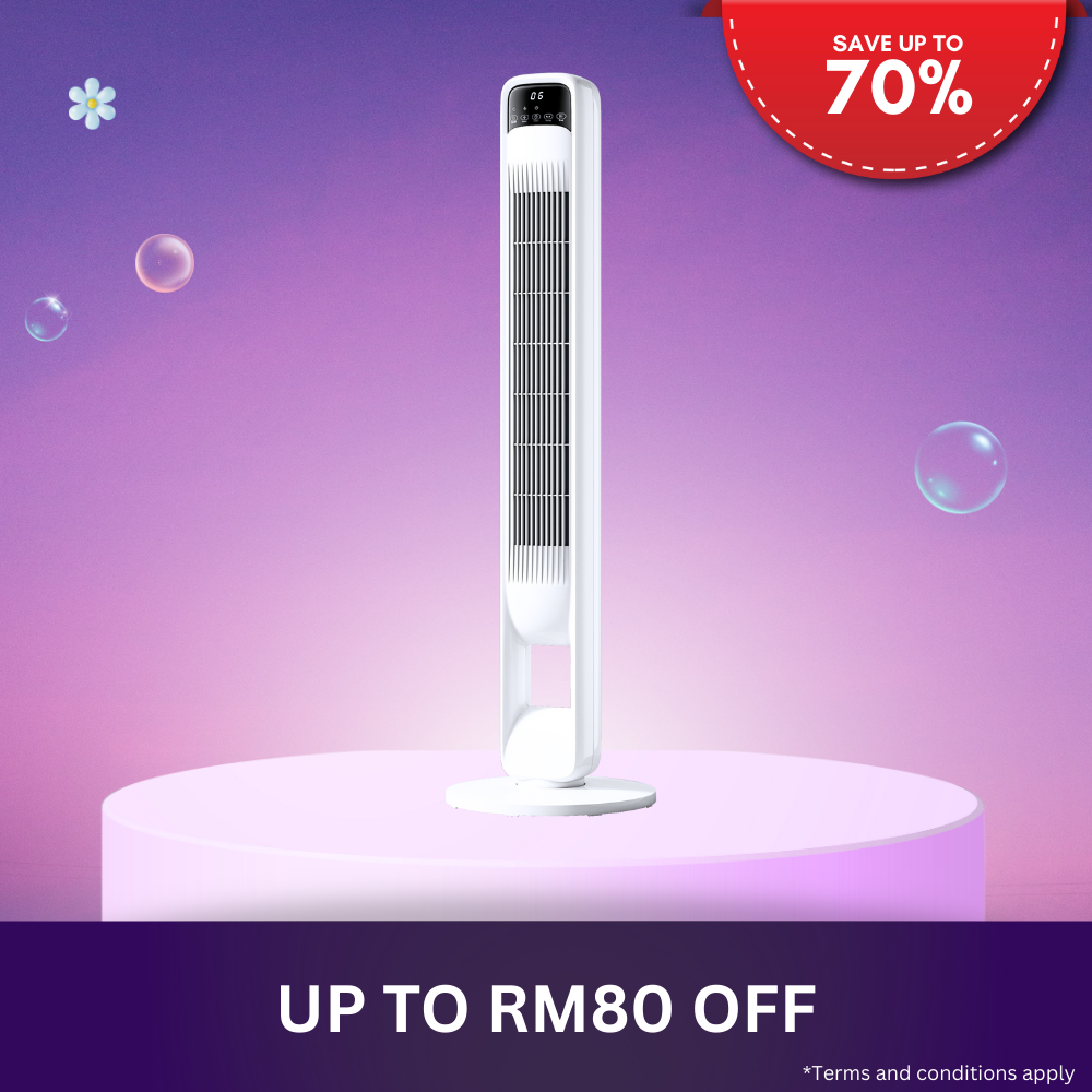 Electrova iPure Series Electronic Bladeless Tower Fan