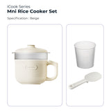 Electrova Multi-Functional Mini Rice Cooker Pot iCook Series (With Steamer)
