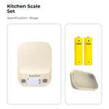 Electrova Digital Food Weighing Kitchen Scale 5kg/1g