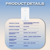 iPure Series - Aeris 900 Dehumidifier