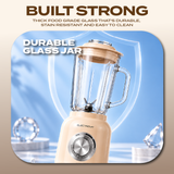 Essential 2-In-1 Glass Blender and Grinder