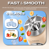 Essential 2-In-1 Glass Blender and Grinder