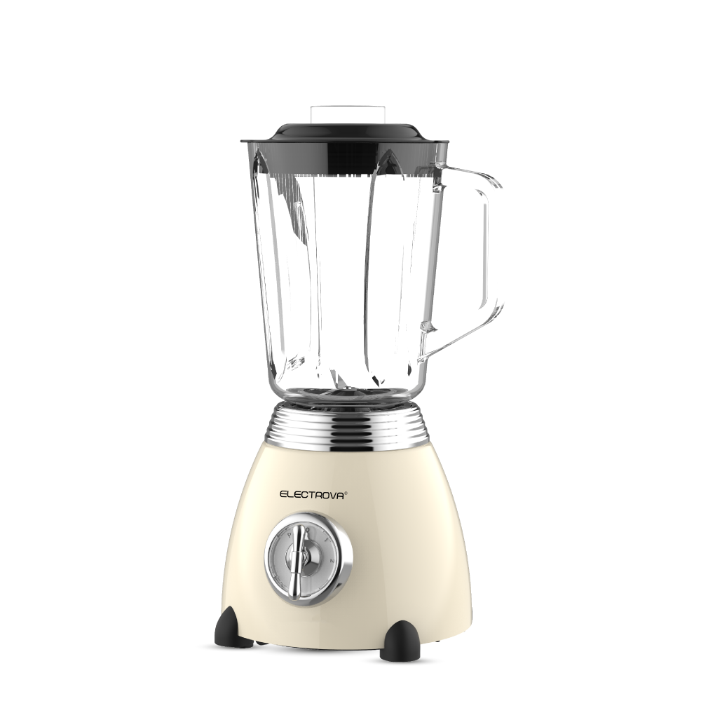 Electrova Classic 50's Series 2 in 1 Glass Jar Blender & Grinder