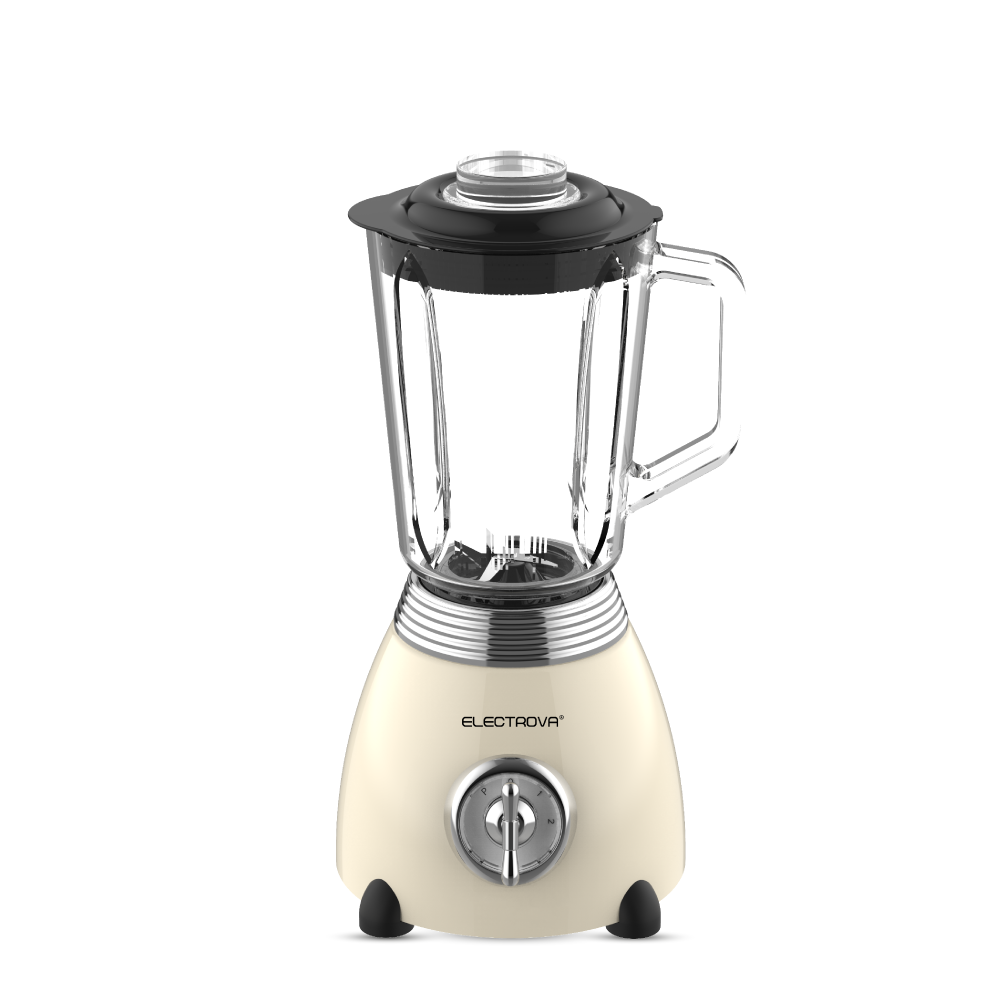 Electrova Classic 50's Series 2 in 1 Glass Jar Blender & Grinder