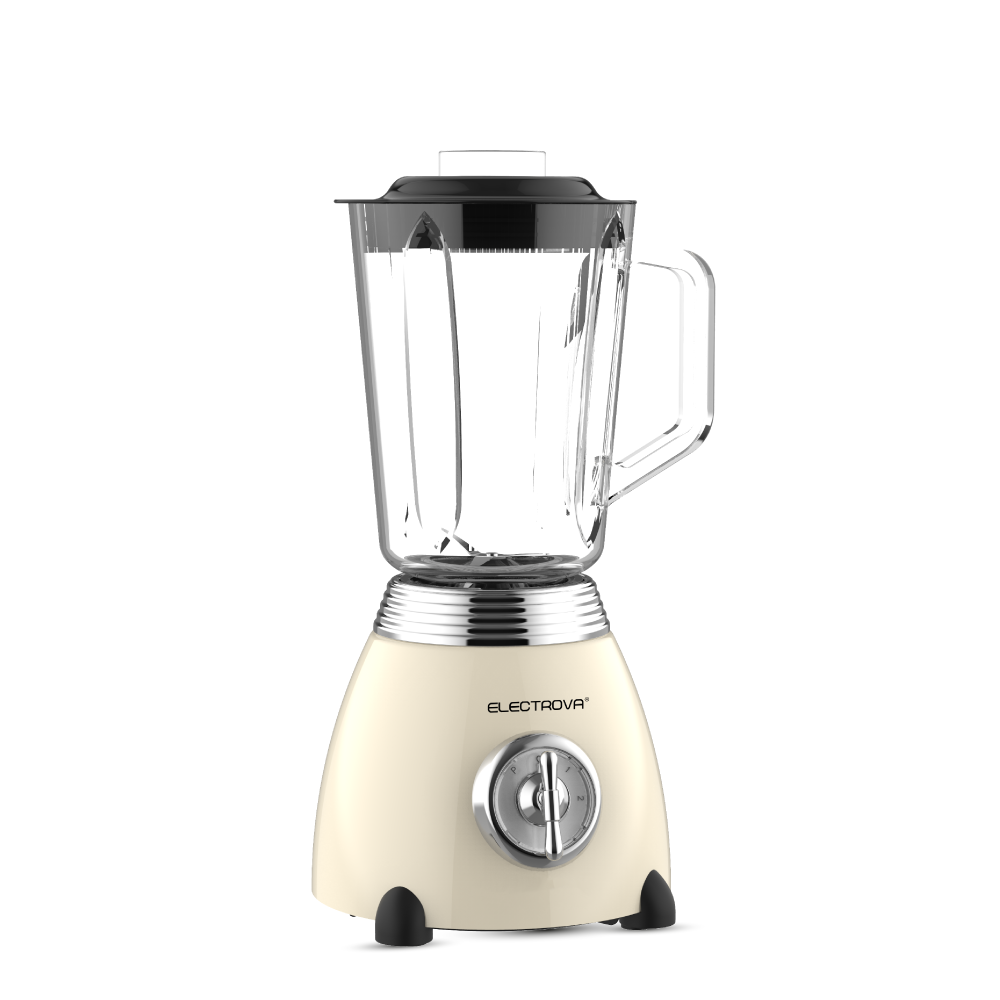 Electrova Classic 50's Series 2 in 1 Glass Jar Blender & Grinder