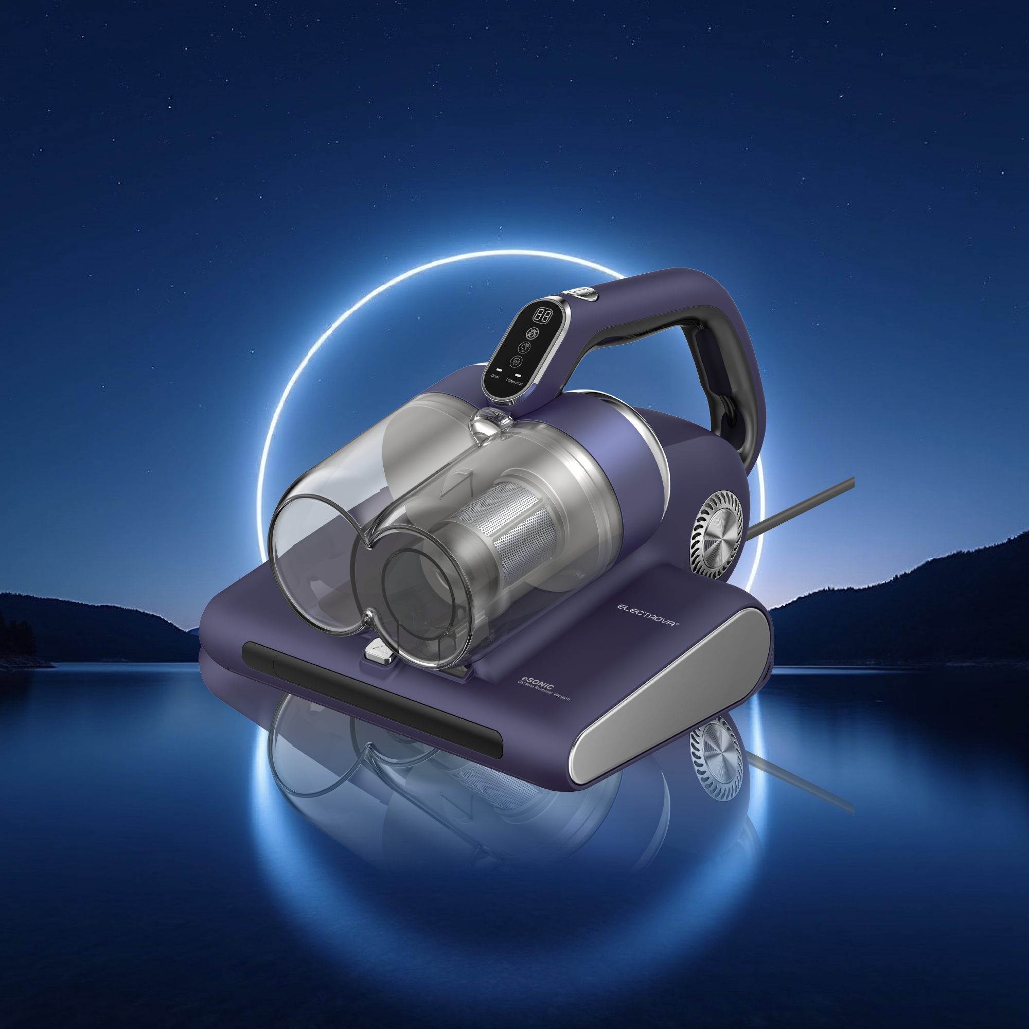 Electrova Vaclife Series Dual-Cup with Ultrasonic UV Mite Remover Vacuum Cleaner Model eSonic