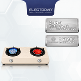 2-in-1 Dual Power Cooking Gas Stove