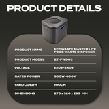 EcoWaste Master Lite Food Waste Disposer