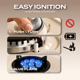 2-in-1 Dual Power Cooking Gas Stove