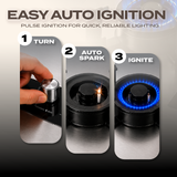 Dual Burner Timer Gas Stove