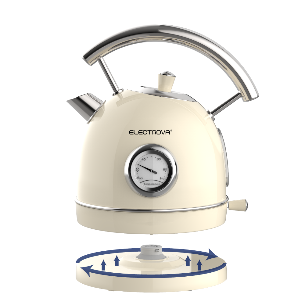 Electrova Classic 50's Series Stainless Steel Electric Kettle (1.8L)