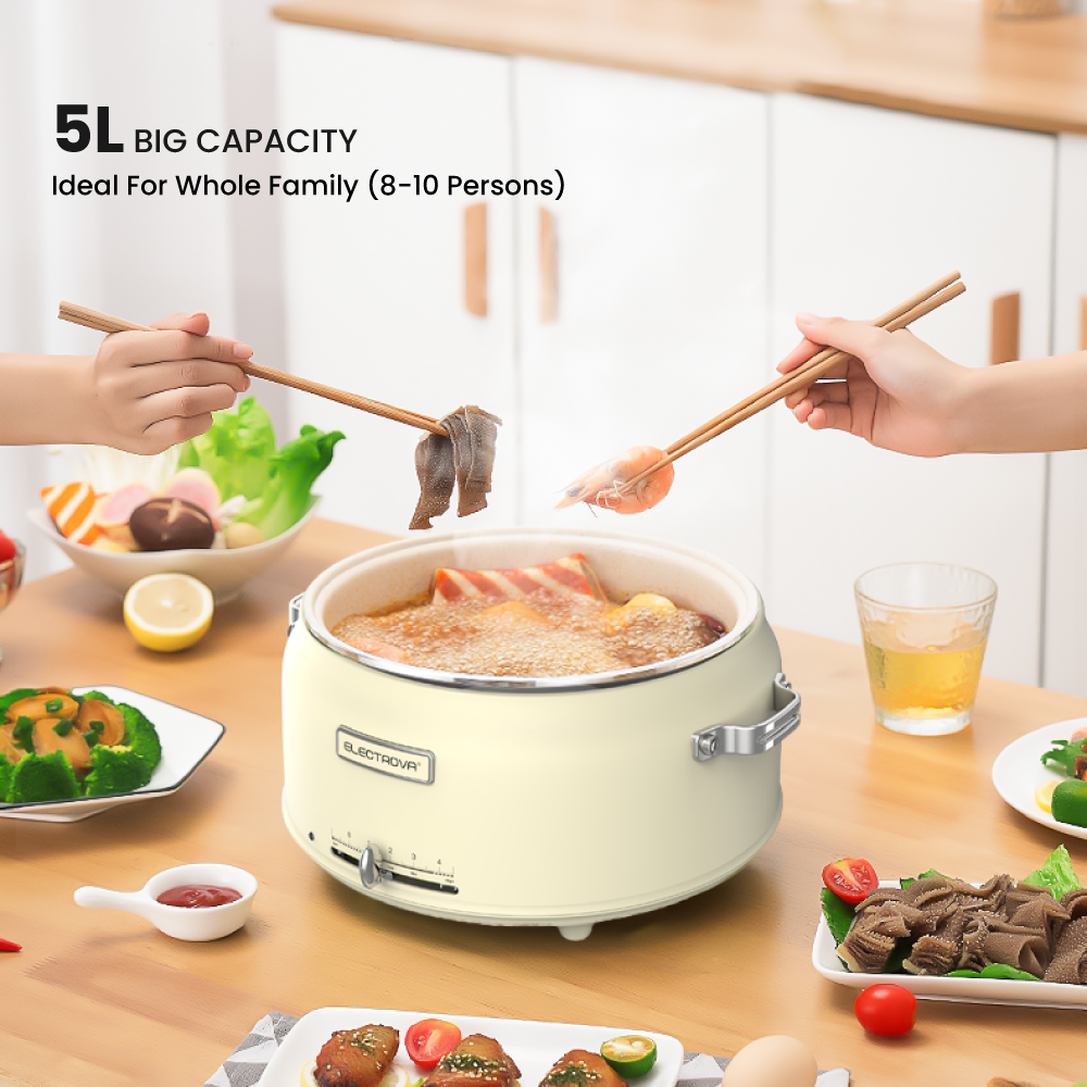 Electrova Classic 50's Series Multi-Functional Cooker (5L)