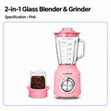 Essential 2-In-1 Glass Blender and Grinder