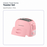 Electrova 2 Slice Toaster Classic Toast Series