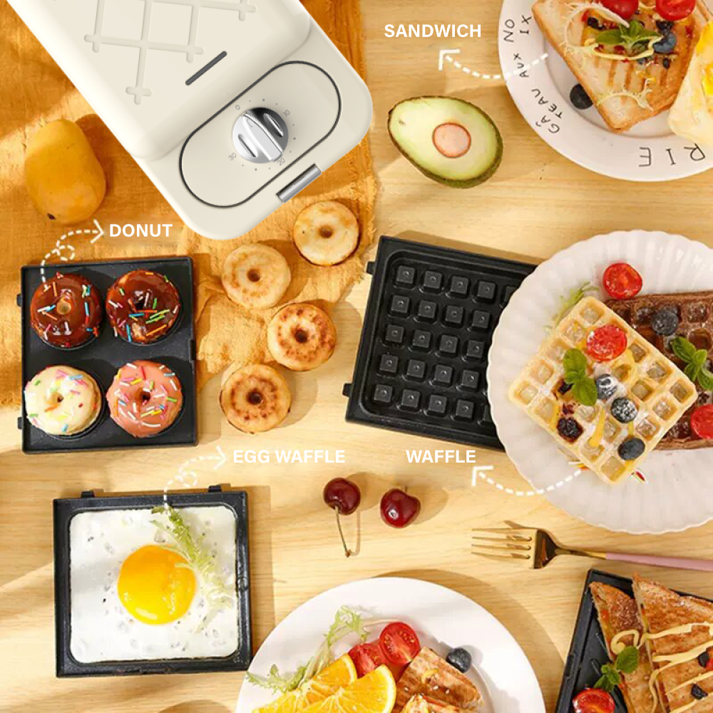 Electrova Classic 50's Series Waffle Maker with Timer