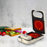 Electrova Classic 50's Series waffle maker with circular heating element design for fast and even heat distribution across cooking plates