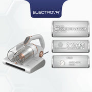 Electrova eSonic dual-cup ultrasonic UV mite remover vacuum cleaner video demonstrating dust mite removal, UV sterilisation, hot air sanitising and mattress cleaning