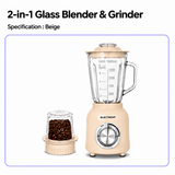 Essential 2-In-1 Glass Blender and Grinder