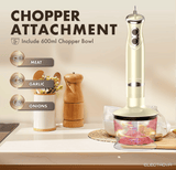Electrova ProBlend Series 6 in 1 Multifunction Hand Blender Mixer Set (Food Processor)