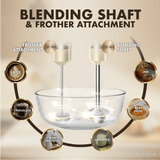 Electrova ProBlend Series 6 in 1 Multifunction Hand Blender Mixer Set (Food Processor)