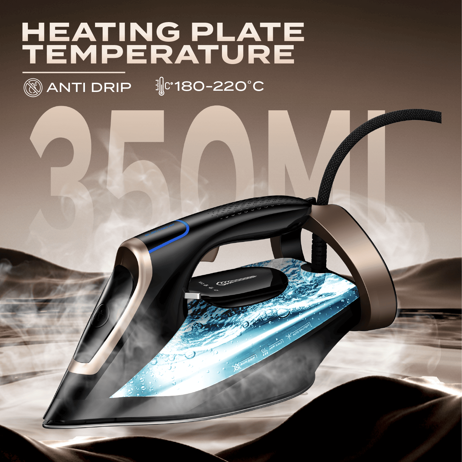 Electrova Anti-Burn Steam Iron SI2000 Perfect iSteam Series