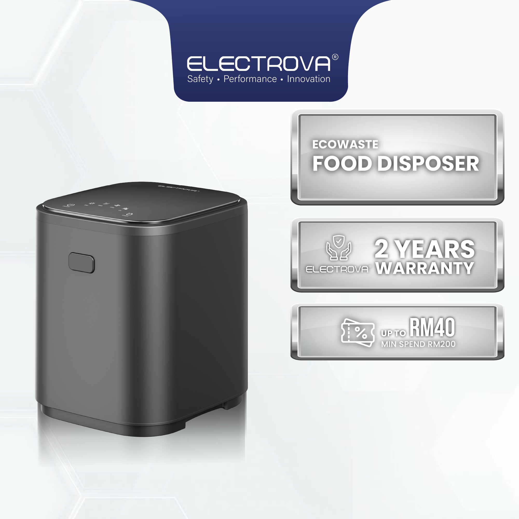 Electrova Food Waste Disposer EcoWaste Master