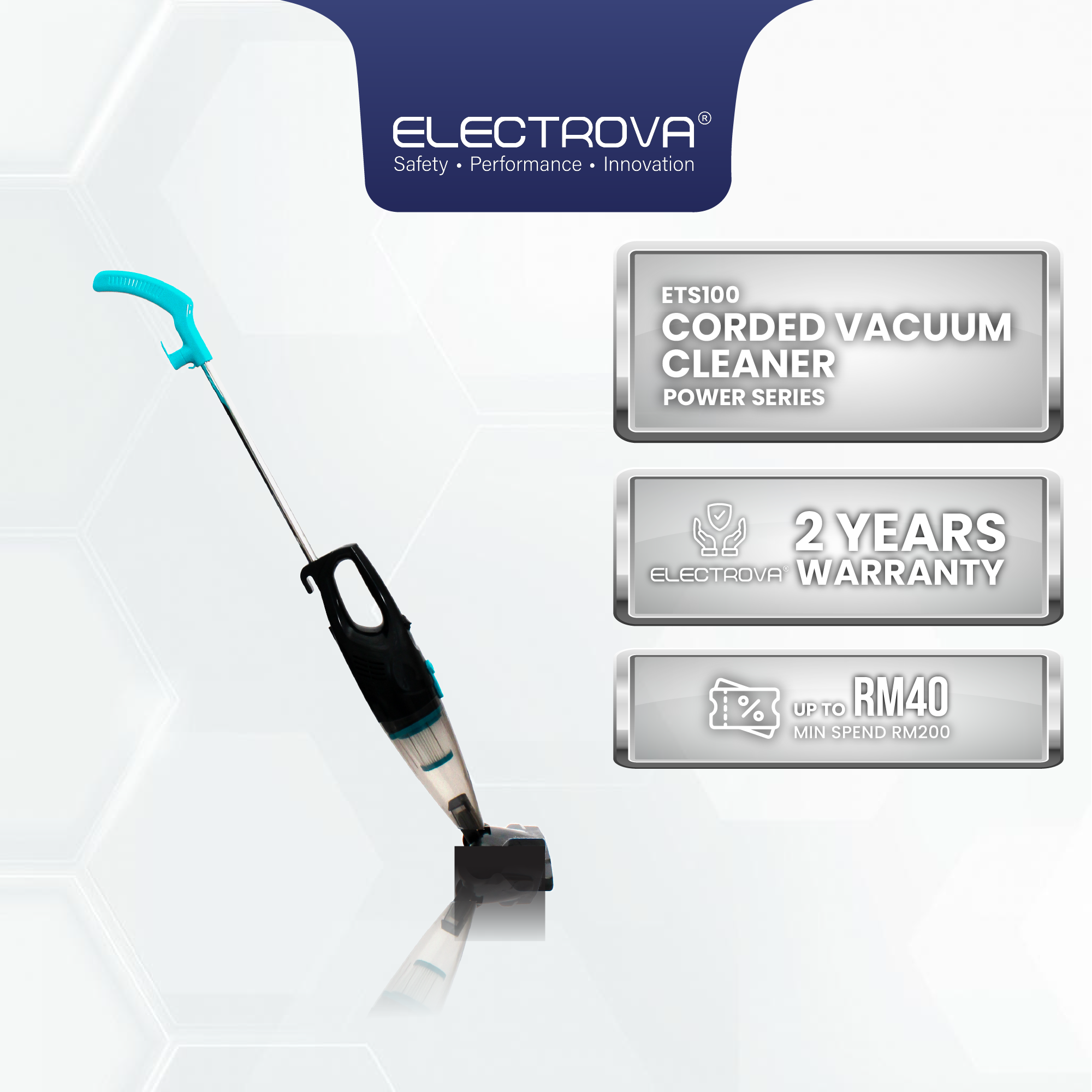 Electrova Handheld Vacuum Power Series 3 in 1 (800W)