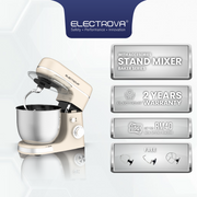 Electrova Baker Series Premium Stand Mixer (8 Speeds + Pulse) ET-SM02