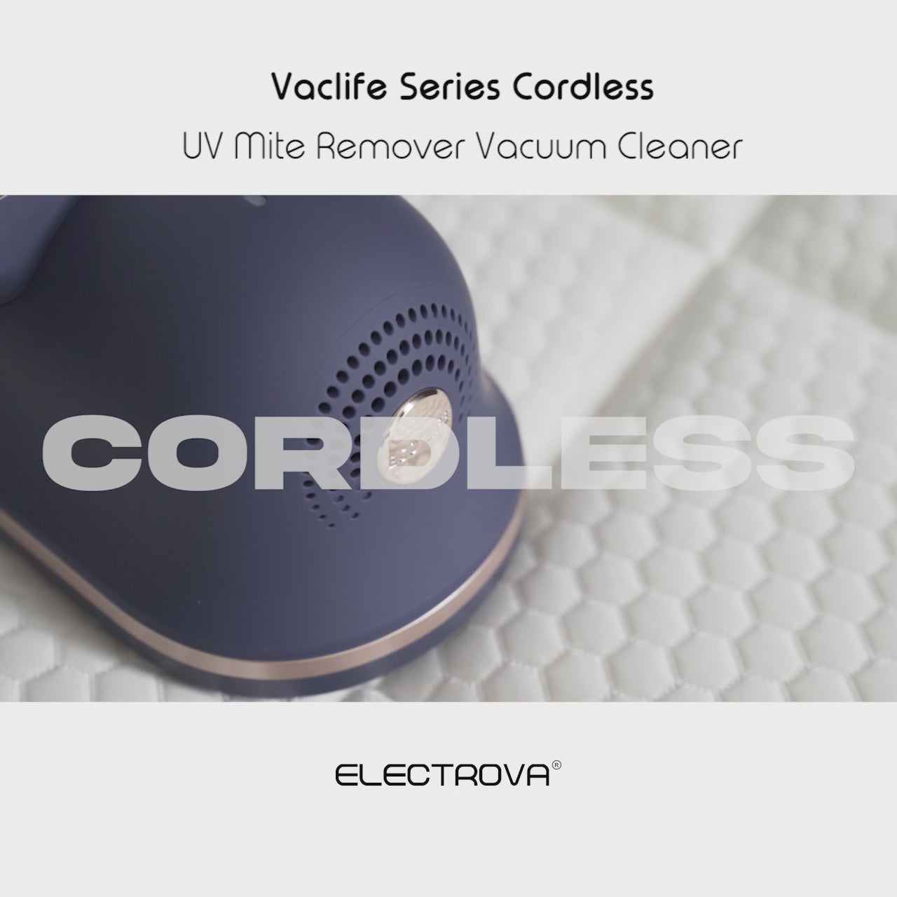 Electrova Vaclife Series Cordless UV Mite Remover Vacuum Cleaner