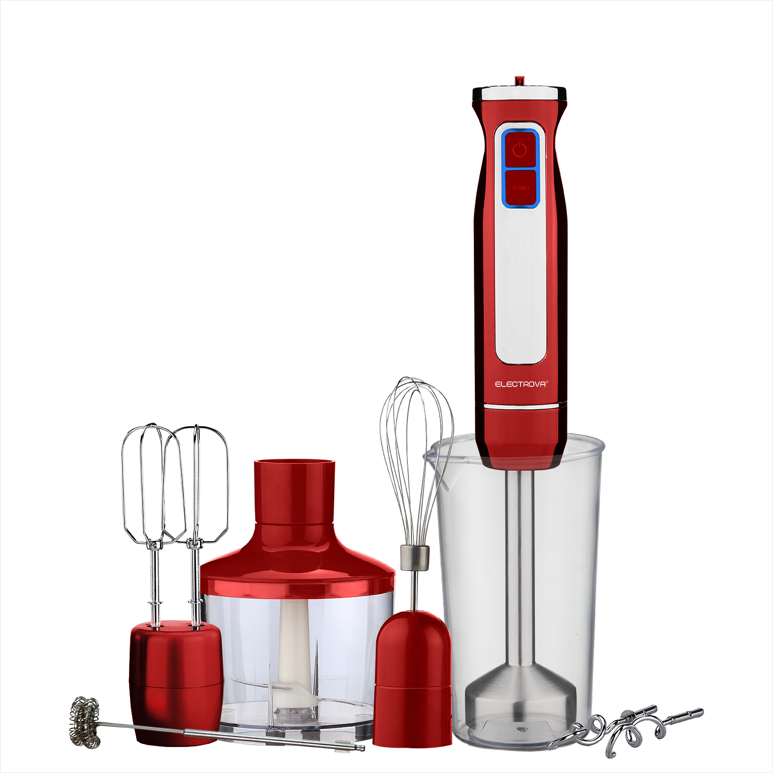 Electrova ProBlend Series 6 in 1 Multifunction Hand Blender Mixer Set (Food Processor)