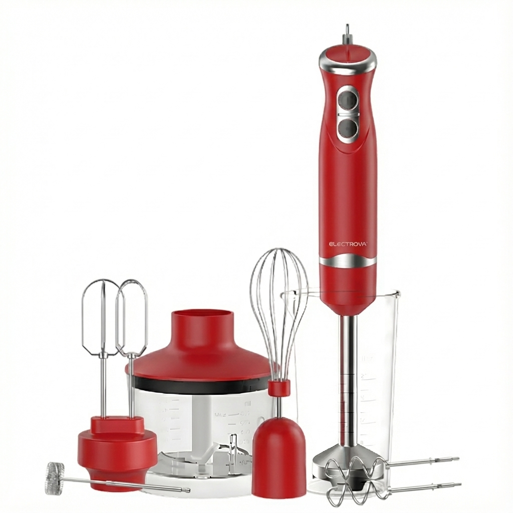 Electrova ProBlend Series 6 in 1 Multifunction Hand Blender Mixer Set (Food Processor)