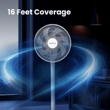 Electrova Electric Digital Stand Fan with Adjustable Height iPure Series