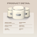 Electrova iCook Series Steamer Rice Cooker (2.5L)