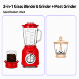 Essential 2-In-1 Glass Blender and Grinder