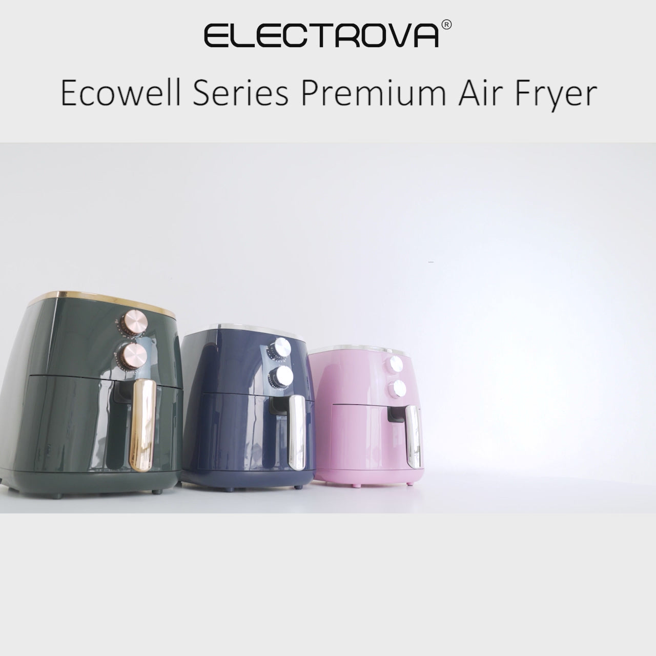 Electrova Ecowell Series Premium Large Air Fryer (5.5L)